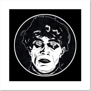 CESARE - The Cabinet of Dr Caligari (Circle Black and White) Posters and Art